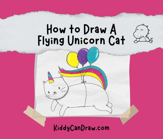How to Draw A Flying Unicorn Cat 