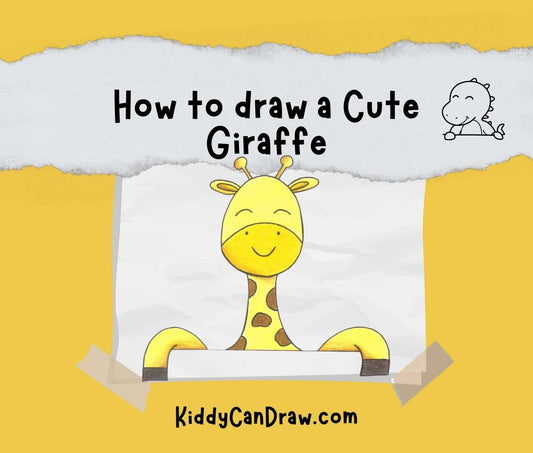 How to draw a Cute Giraffe