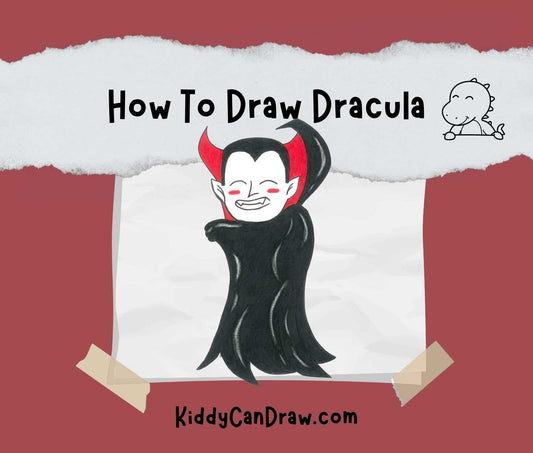How To Draw Dracula Easy For Halloween