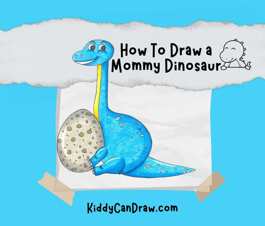 How To Draw a Mommy Dinosaur