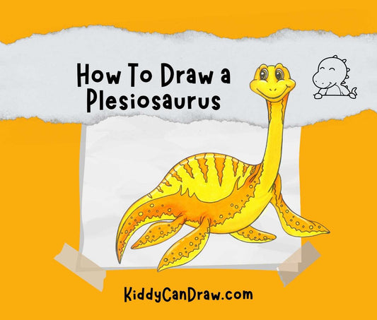 How To Draw a Dinosaur | Plesiosaurus | Step by Step Guide