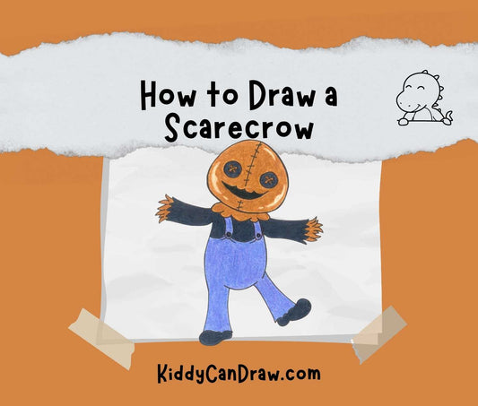 How To Draw a Scarecrow For Halloween