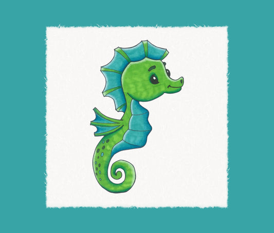 How To Draw A Seahorse | Step By Step Drawing Guide