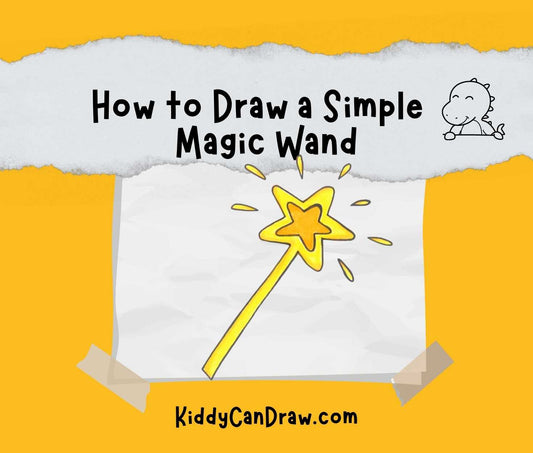 How to Draw a Simple Magic Wand