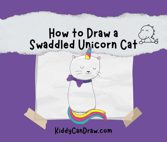 How to Draw a Swaddled Unicorn Cat