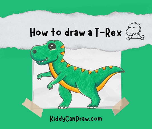 How to draw a T-Rex | Step by Step Guide