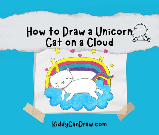 How to Draw a Unicorn Cat on a Cloud 