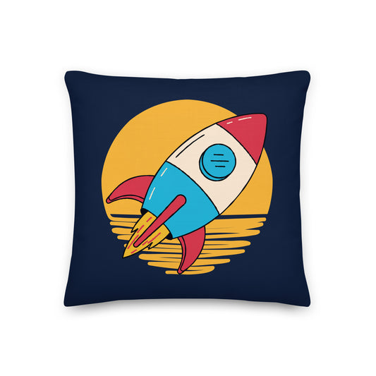 Rocket | Premium Pillow | Navy