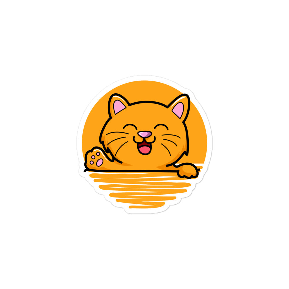 Cute Cat | Bubble-free Sticker