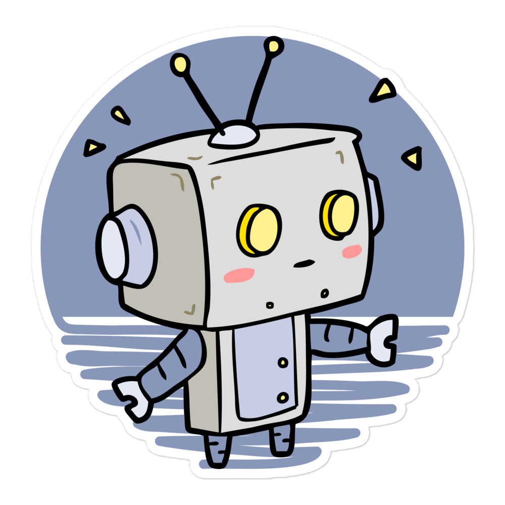 Robot Stickers - Free kid and baby Stickers