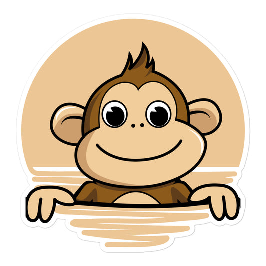 Monkey | Bubble-free Sticker