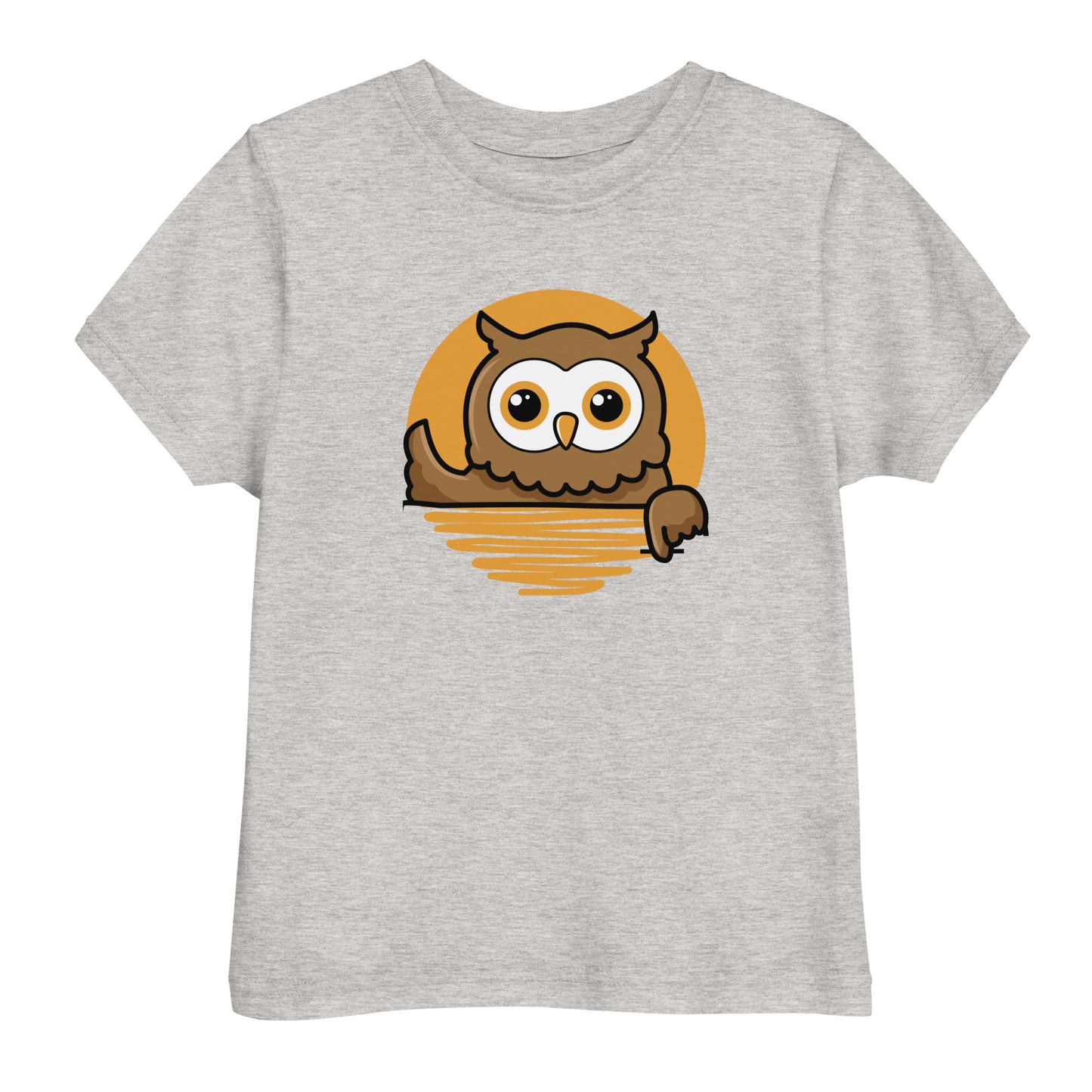 Owl | Toddler T-Shirt | 2Y-5Y | Grey