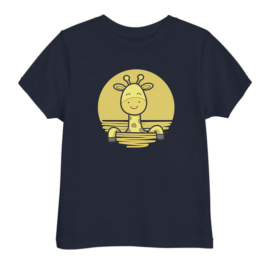 Giraffe | Toddler T-Shirt | 2Y-5Y | Navy