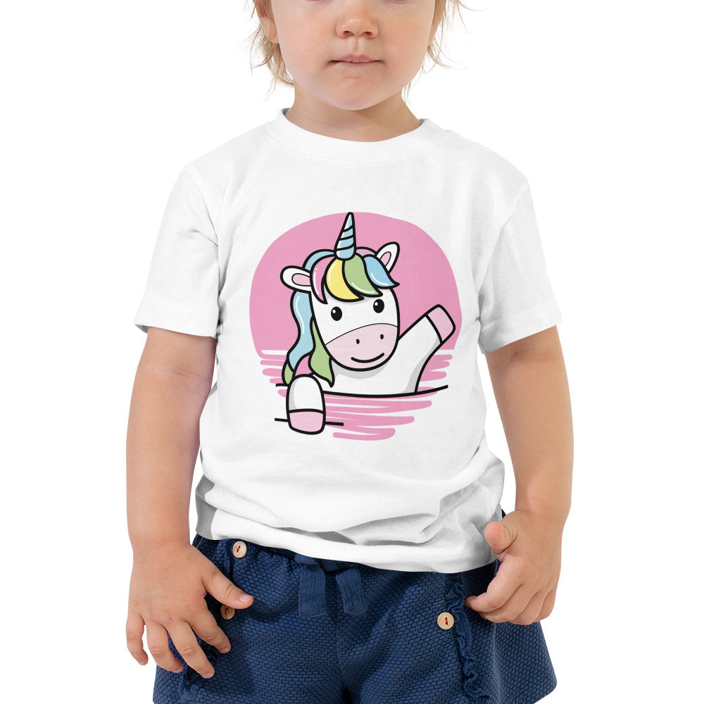 Unicorn | Toddler T-Shirt | 2Y-5Y | White