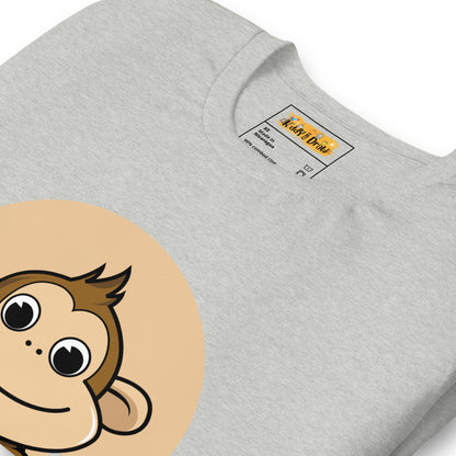 Monkey | Adult Unisex T-Shirt | Grey
