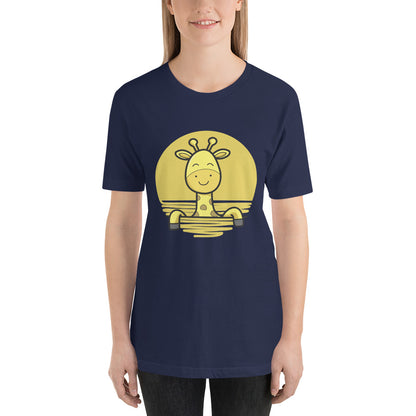 Giraffe | Adult Unisex T-Shirt | Navy