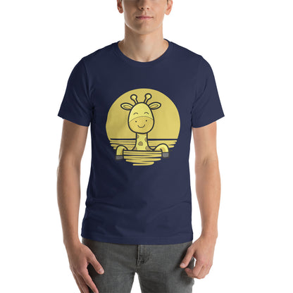 Giraffe | Adult Unisex T-Shirt | Navy