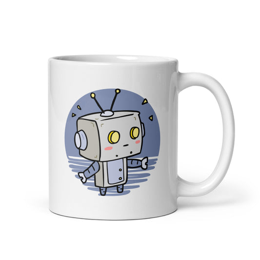 Robot | White Glossy Mug