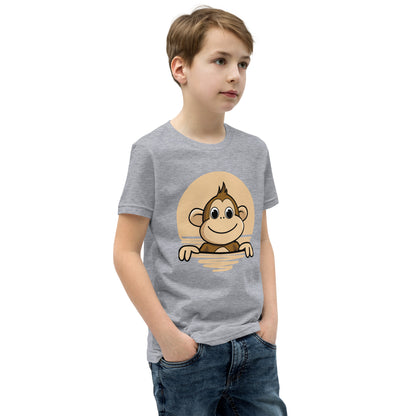Monkey | Kids and Youth T-Shirt | 5Y-12Y | Grey